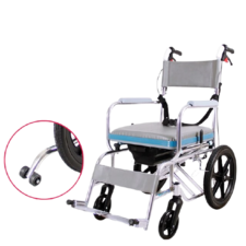 Load bearing strong aluminum alloy wheelchair easy to clean folding walking stick multi-functional mobility trolley for elderly