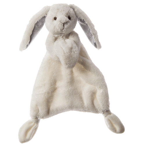 Silky Bunny Lovey, White