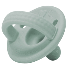Silicone Heart Pacifier, Sage