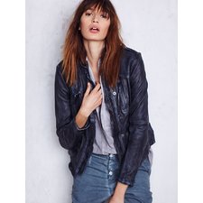 Free People Rumpled Leather Blazer at Free People Clothing Boutique