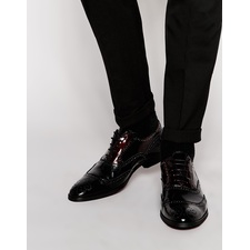 Image 1 of ASOS Oxford Shoes in Leather