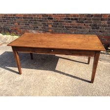 Antique oak farmhouse table