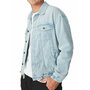 Wholesale Light Blue Trendy Denim Jacket Manufacturer