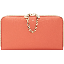 Chlo&#233; Coral Pop Colorblock Baylee Continental Wallet
