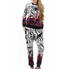 Wholesale Serene Block Custom Fitness Tracksuit