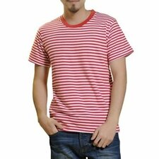Wholesale Men’s Red &amp; White T-shirt