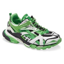 BALENCIAGA Track 2.0 Sneaker, Main, color, WHITE/ BLACK / GREEN
