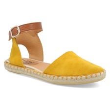 MIZ MOOZ Cleo Ankle Strap Espadrille Flat, Main, color, OCHRE SUEDE