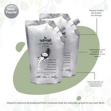 Pure Extra Virgin Coconut Oil 500 ml | Raw, unrefined, Coconut oil Traditionally Processed | Pack of 2 @ 30% Discount