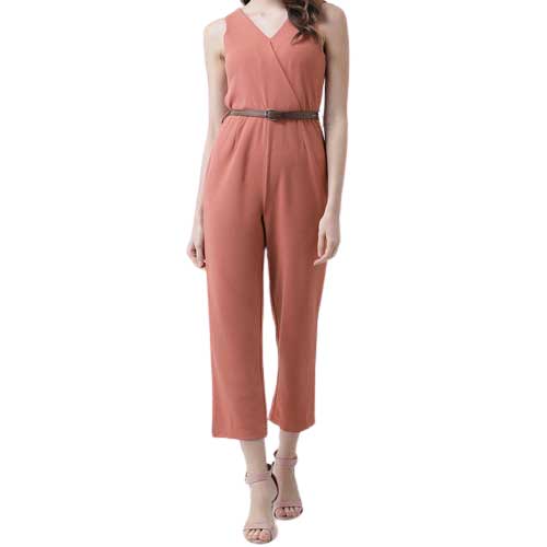 Womens peach jumpsuit