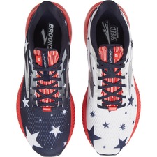 BROOKS Launch 8 Running Shoe, Main, color, BLUE/ RED/ SILVER