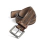 JOHNSTON &amp; MURPHY Leather Belt, Main, color, BROWN