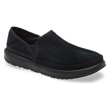 Kick It Slipper, Main, color, BLACK SUEDE