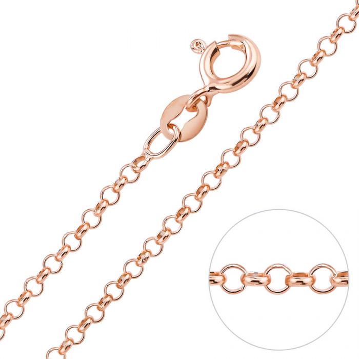 9ct Rose Gold plated 2mm Be...