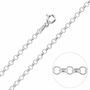 Sterling Silver 2mm Belcher Rolo Chain Necklace