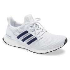 UltraBoost DNA Running Shoe, Main, color, FTWR WHITE/ COLLEGIATE NAVY/ C