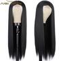 AISI HAIR Long Straight Black wigs Synthetic Wigs for Women Middle Part Wig Heat Resistant Fiber Natural Looking Wig