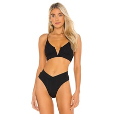 Siren Bikini Top in Black 