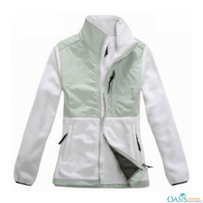 Radiant White Polar Fleece Jacket