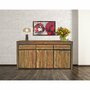 Recycled Teak Wood Solo Buffet 3 Doors 3 Drawers - Chic Teak