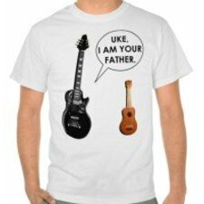 White Father Guitar Tee