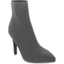 MIA McKinley Knit Bootie, Main, color, CHARCOAL PYTHON