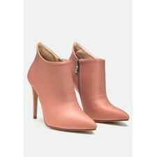 MELBA Pointed toe Stiletto Boot in Nude