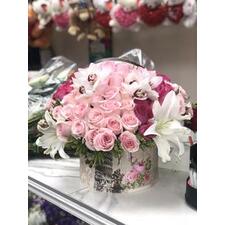 Wonderful box of mix pinks and whites