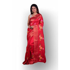 ELEGANT RED SAREE