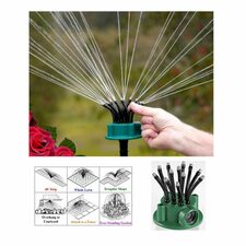 360 Degree Rotating Sprinkler Noodle Head Water Sprinkler