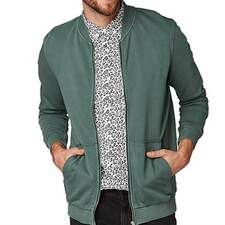 Wholesale Green And Gray Varsity Jacket