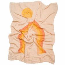 Rainbow Organic 4-Layer Luxury Blanket