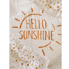 Hello Sunshine Organic 4-Layer Luxury Blanket