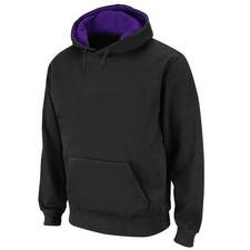 Mens black sports hoodie