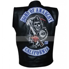 Sons Of Anarchy Motorcycle Leather Vest