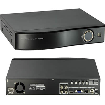 4ch Hybrid DVR for Analog &...