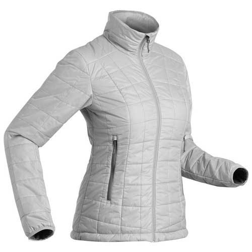 womens grey padded jacket