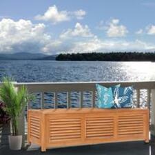 Teak Wood Manhattan Pool and Deck Storage Cushion Box