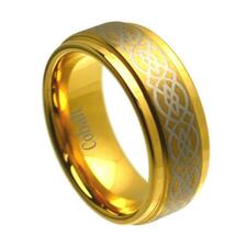 Yellow Gold Plated With Celtic Knot