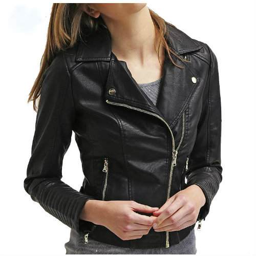 Black Leather Jacket Manufa...