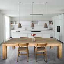 Recycled Teak Wood Marbella Dining Table, 102 Inch