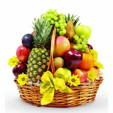 Online Mix Fruit Basket Delivery | Sendgifts Ahmedabad