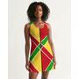 Guyanese Swag Ice Gold Green Women's Racerback Dress