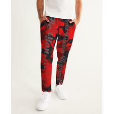 red-camouflage2 Men's Joggers