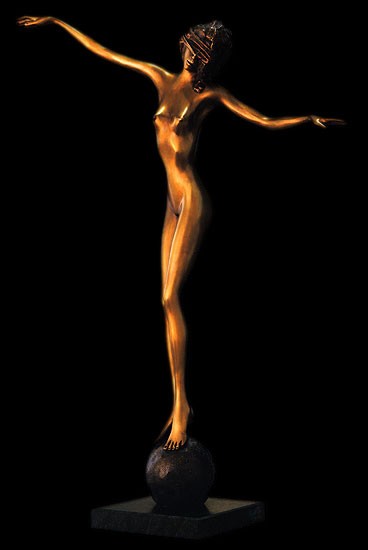 Fortuna Bronze Sculpture by...