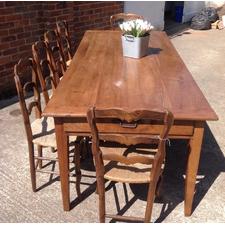 Beautiful antique cherry farmhouse table