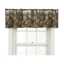 Blue Ridge Trading White Tail Dreams Window Valance by Kimlor