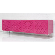 Tangier Credenza in Hot Pink