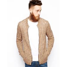Image 1 of ASOS Knitted Bomber Jacket