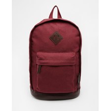 Image 1 of ASOS Backpack In Burgundy